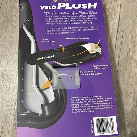 Velo Plush Bicycle Seat - Picture 4 of 5